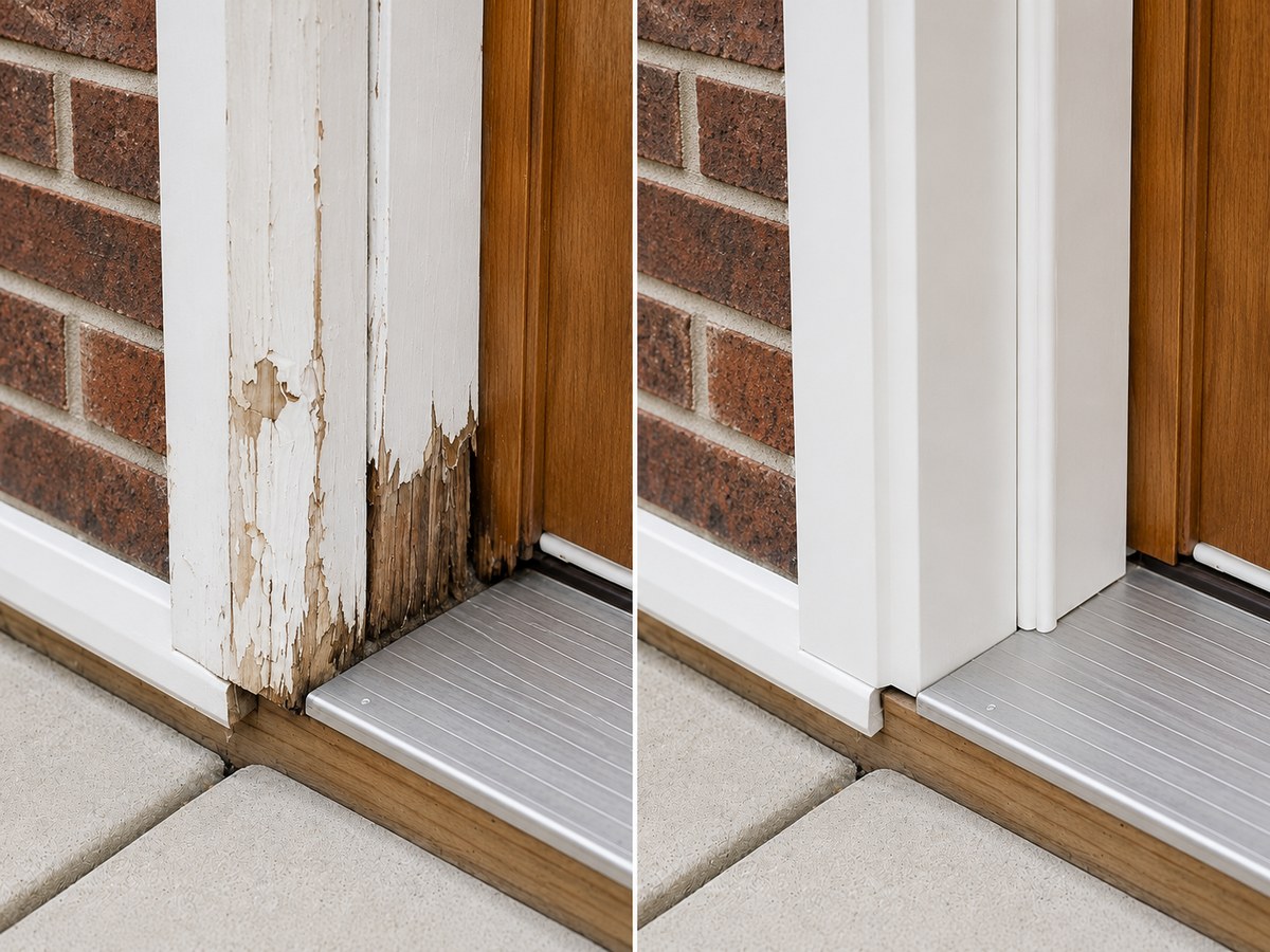 Wood Rot & Trim Repair — Houston, TX door refinishing & restoration